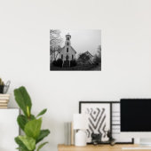 カントリー教会 ポスター (ホームオフィス)