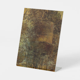 カントリー水槽 台座サイン