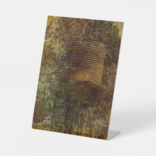 カントリー水槽 台座サイン (正面)