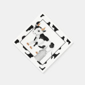 カントリー牛パーティー紙ナプキン スタンダードカクテルナプキン (角)