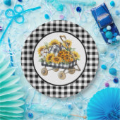 カントリー玩具ワゴン ペーパープレート (パーティー)