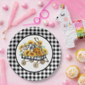 カントリー玩具ワゴン ペーパープレート (パーティー)