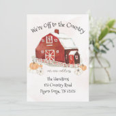 カントリー秋レッドバーンムービングアナウンスメント 招待状 (スタンド正面)