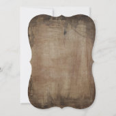 カントリー素朴ひまわり結婚式招待状 招待状 (裏面)