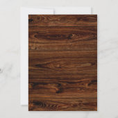 カントリー素朴ひまわり誕生日パーティー 招待状 (裏面)