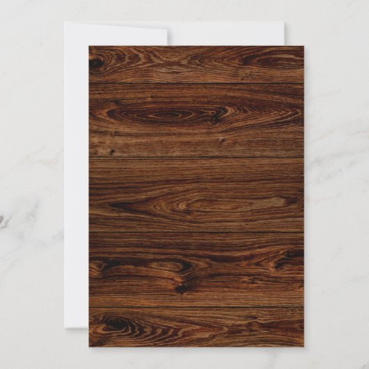 カントリー素朴ひまわり誕生日パーティー 招待状 (裏面)