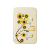 カントリー素朴イエローメイソンジャースバスマット バスマット (正面縦)