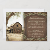 カントリー素朴ウェディング招待状 招待状 (正面)