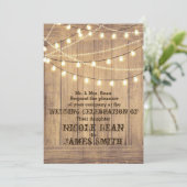 カントリー素朴ウエスタンウッド&ライツ結婚ズ 招待状 (スタンド正面)