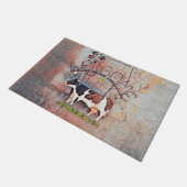 カントリー素朴ウエスタンカウファームハウス ドアマット (アングル)