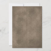 カントリー素朴ウエスタンクリスマスディナーパーティー 招待状 (裏面)