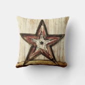 カントリー素朴ウエスタンスターバーンウッド装飾用クッション クッション (裏面)