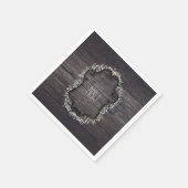 カントリー素朴ウエスタンバビーズブレスアンドウッド スタンダードカクテルナプキン (角)