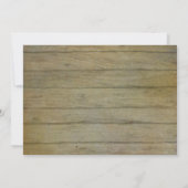 カントリー素朴ウエディングメイスンジャーブルーあじさい 招待状 (裏面)