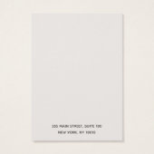 カントリー素朴ウッドイヤリングジュエリー表示カード (裏面)