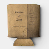 カントリー素朴ウッドバーンヴィンテージウェスタン結婚ズ 缶クーラー (裏面)