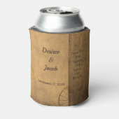 カントリー素朴ウッドバーンヴィンテージウェスタン結婚ズ 缶クーラー (缶裏面)