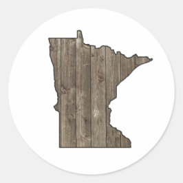 カントリー素朴ウッドパネルバーンコテージミネソタ ラウンドシール
