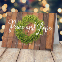 カントリー素朴ウッドボタニカルリースクリスマス