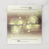 カントリー素朴ウッドメイソンjar文字列ライトツリー プレイスカード (外部開封)