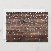 カントリー素朴ウッドメリークリスマスフォト シーズンカード (裏面)