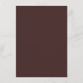 カントリー素朴ウッドライトレース結婚の詳細 エンクロージャーカード (裏面)