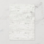 カントリー素朴ウッド秋ファームズ結婚詳細 エンクロージャーカード (裏面)