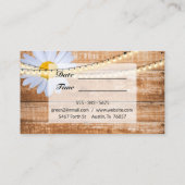 カントリー素朴ウッド美容師ライトヴィンテージ 名刺 (裏面)
