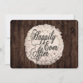 カントリー素朴ウッド5年記念招待状 招待状 (裏面)