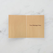 カントリー素朴オレンジメイソンジャースサンキューカード サンキューカード (内部)