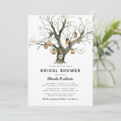 カントリー素朴オークツリーブライダルシャワー 招待状 (スタンド正面)