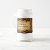 カントリー素朴カウボーイウェスタン結婚ズ ビールジョッキ (正面左)