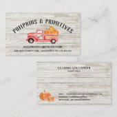 カントリー素朴カンプキンファームハウスウッド 名刺 (正面/裏面)