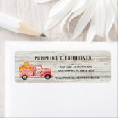 カントリー素朴カンプキンファームハウス差出人住所 ラベル (インサイチュ)