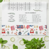 カントリー素朴キッチンコンバージョンモノグラム キッチンタオル (折り畳み)