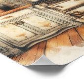 カントリー素朴キッチン3 ポスター (角)