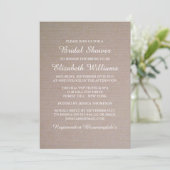 カントリー素朴クラフトブライダルシャワー 招待状 (スタンド正面)