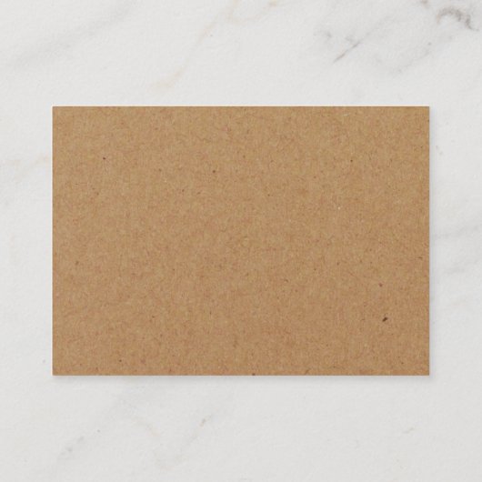 カントリー素朴クラフト夕べイベントチケット招待状 名刺 (裏面)