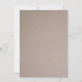 カントリー素朴クラフト婚約パーティまたはシャワー 招待状 (裏面)