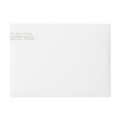 カントリー素朴クラフト結婚ズ ラップアラウンドラベル (正面)