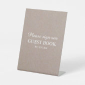 カントリー素朴クラフト結婚ズ 台座サイン (正面)