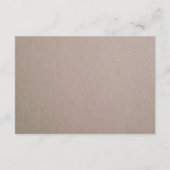 カントリー素朴クラフト結婚詳細 エンクロージャーカード (裏面)