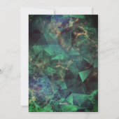 カントリー素朴クリスマスホリデーブルーグリッタードリップ シーズンカード (裏面)