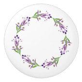 カントリー素朴グリーンリーリース セラミックノブ (正面)