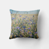 カントリー素朴サイドコーンフラワーフィールド クッション (裏面)