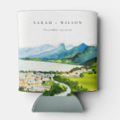 カントリー素朴サイドレイクビレッジランドスケー結婚ズ 缶クーラー (裏面)