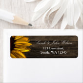 カントリー素朴サンフラワーズバーンウッド住所 シール (インサイチュ)