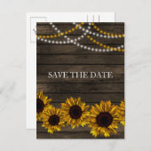 カントリー素朴サンフラワーズバーンウッド保存日 案内ポストカード (正面/裏面)