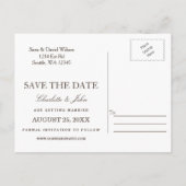 カントリー素朴サンフラワーズバーンウッド保存日 案内ポストカード (裏面)