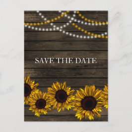 カントリー素朴サンフラワーズバーンウッド保存日 案内ポストカード